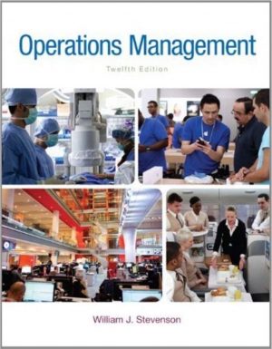 OPERATIONS MANAGEMENT 12TH EDITION 9780078024108