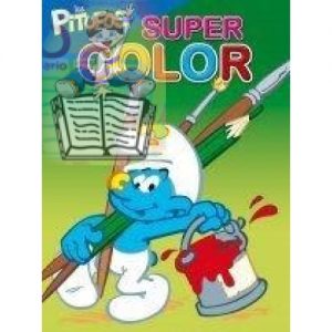 COLEC. PITUFOS SUPER COLOR +PEGATINAS  1T 8436026774090