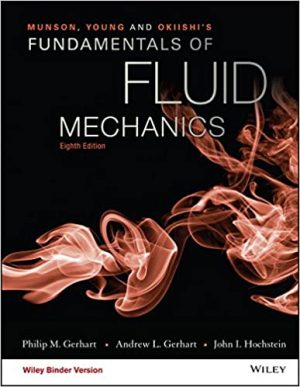MUNSON, YOUNG AND OKIISHI'S FUNDAMENTALS OF FLUID MECHANICS EIGHTH EDITION 9781119080701