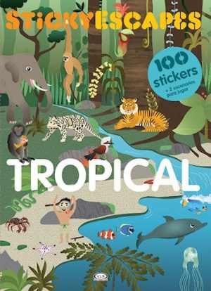 TROPICAL - STICKYESCAPES 9789877474220