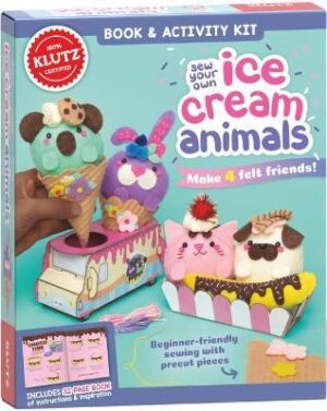 KLUTZ: SEW YOUR OWN ICE CREAM ANIMALS 9781338702217