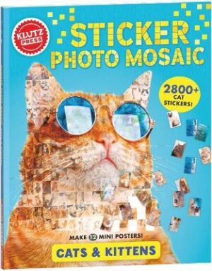 STICKER PHOTO MOSAICS: CATS & KITTENS (KLUTZ) 9781338792737