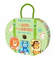 EL AVION DE LOS ANIMALES. PUZLE DE VIAJE. 9788418127175