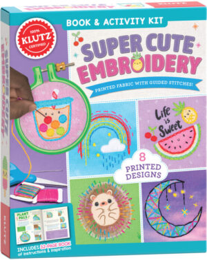 SUPER CUTE EMBROIDERY 9781338826166