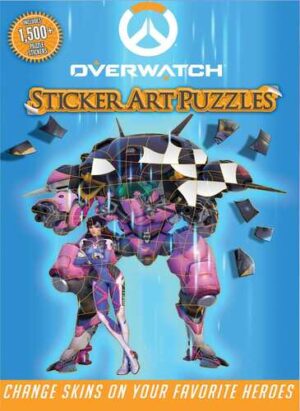 OVERWATCH STICKER ART PUZZLES 9781645171768
