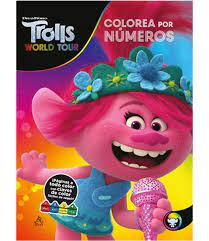 TROLLS WT COLOREA CON NUMEROS 9789585491595